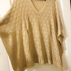 Dolman sweater tunic without belt